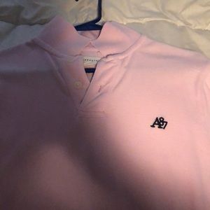 Adult small, pink polo, Aeropostale